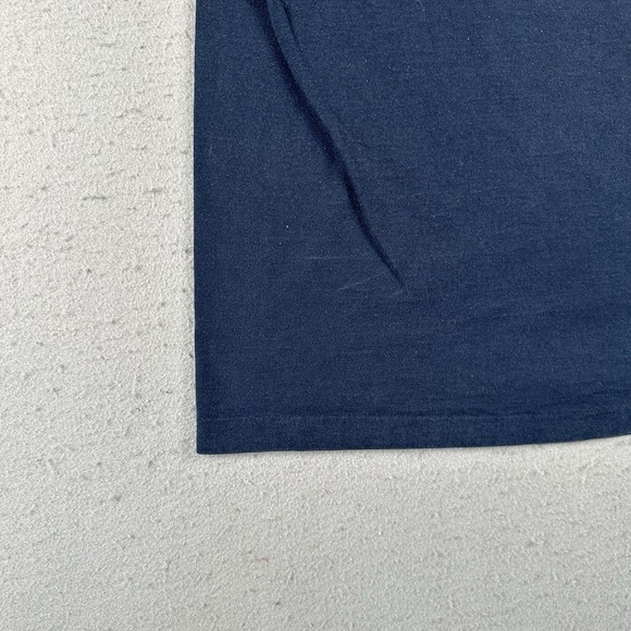 Vtg 90s Orion And The Wolves T Shirt Men's Medium Blue Wolf‎ Nature Stars - Picture 16 of 16